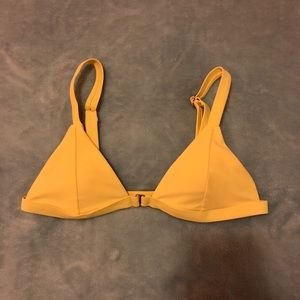 Yellow bikini top